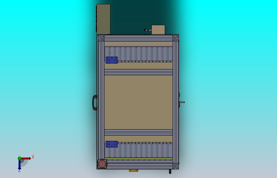 自动吹气工作台3D模型