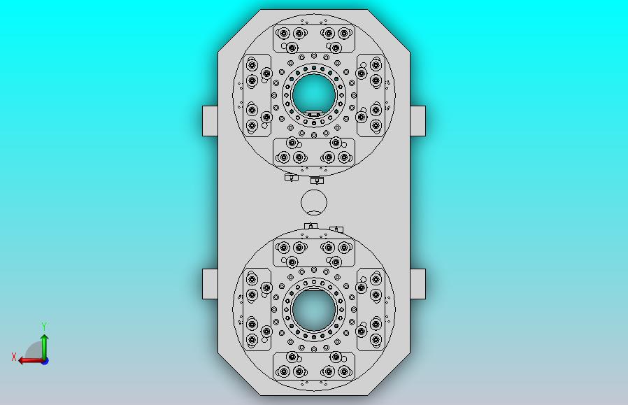 法兰盘摆放物料台