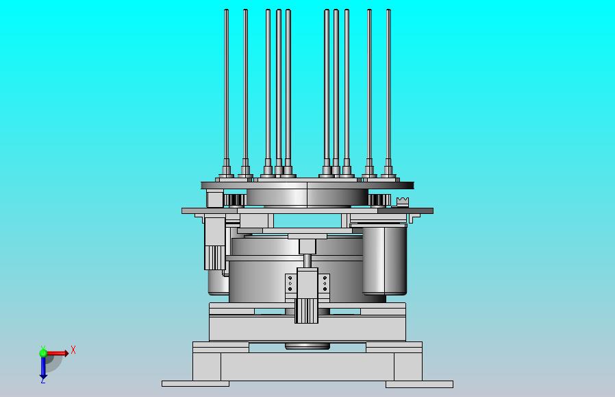 法兰盘摆放物料台