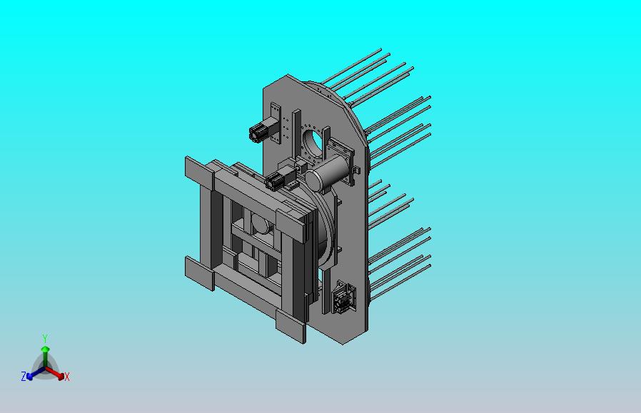 法兰盘摆放物料台