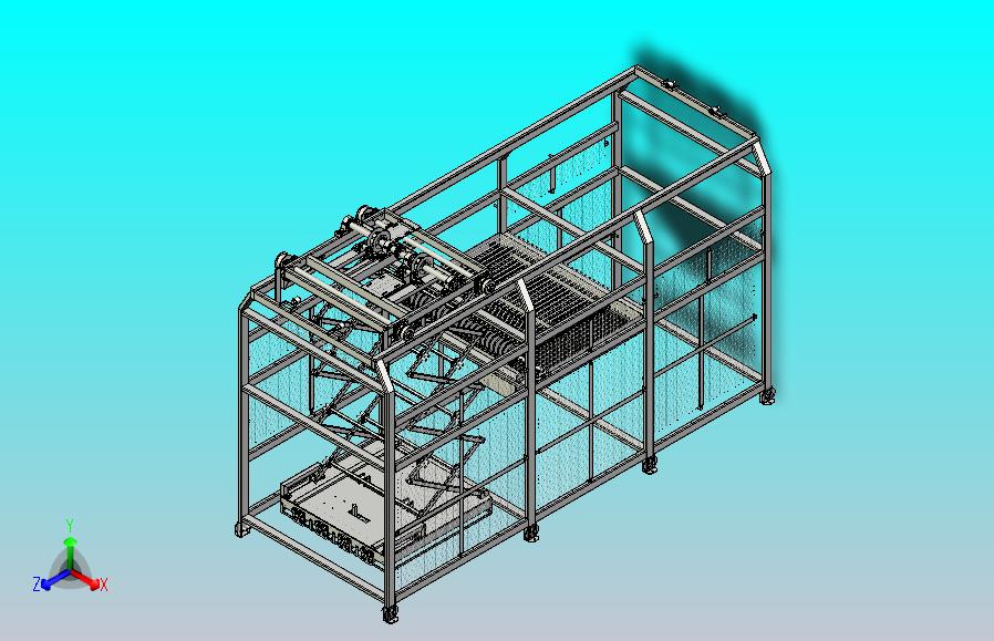 全自动拆包机3D图纸
