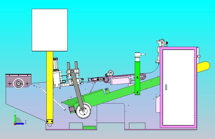 全自动化蓄电池铸板机3D图纸
