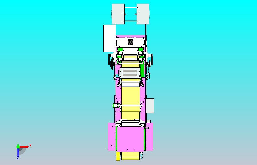 全自动化蓄电池铸板机3D图纸