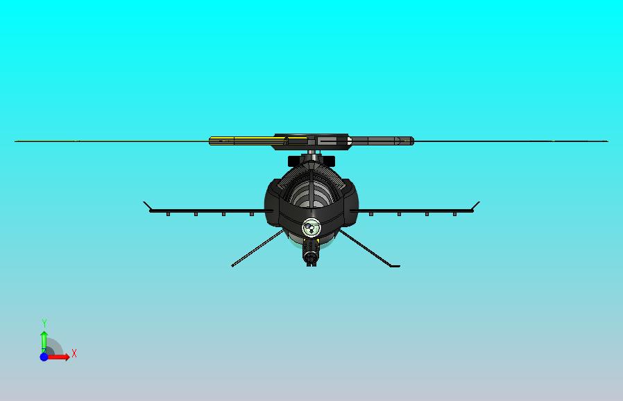COBRA无人机3D模型图纸