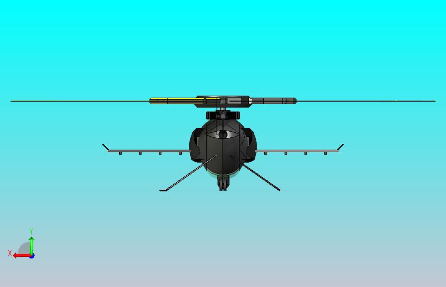 COBRA无人机3D模型图纸
