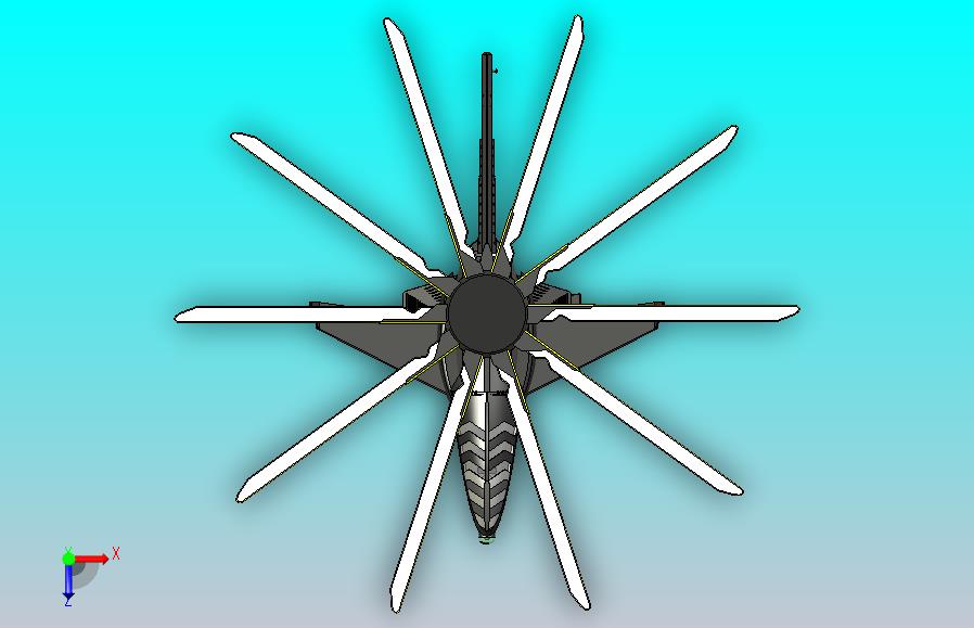 COBRA无人机3D模型图纸
