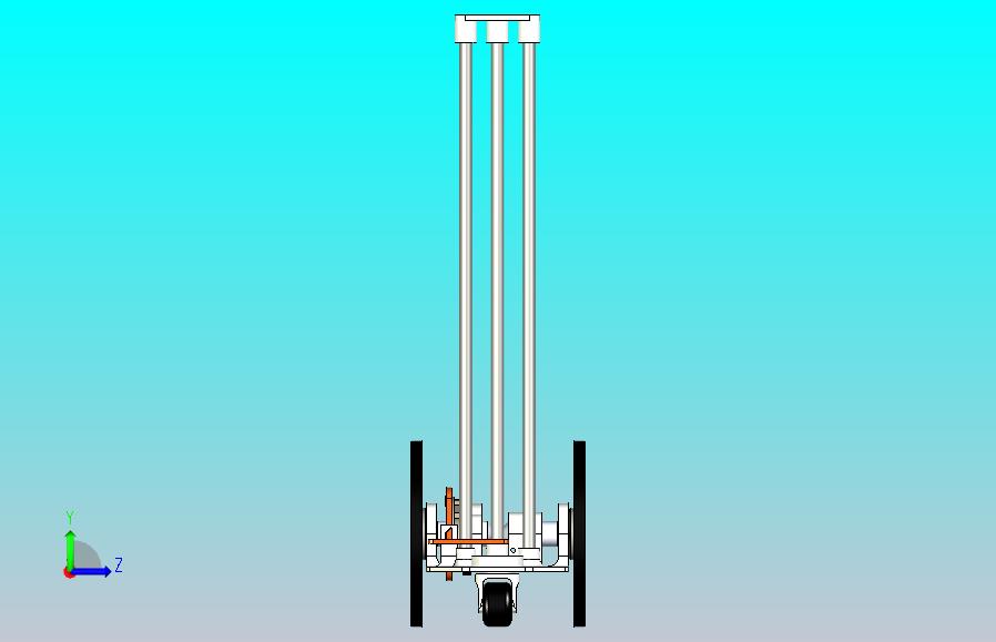 走8字无碳小车3D设计模型
