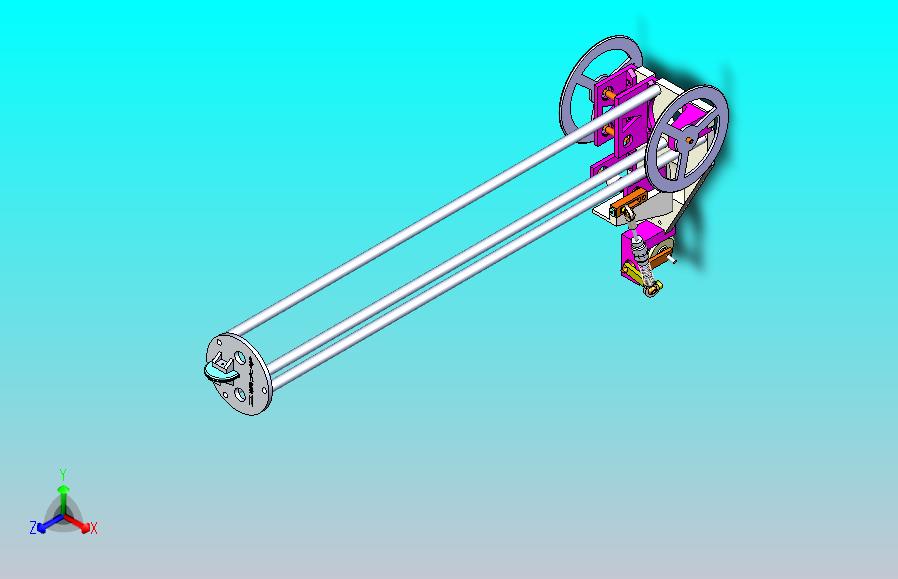 无碳小车3D模型