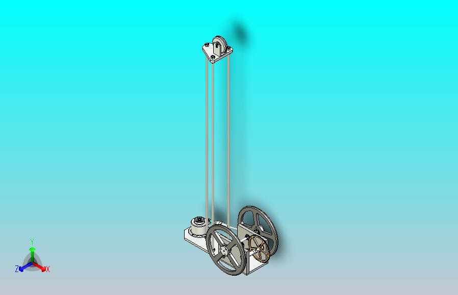 一款无碳小车3D模型
