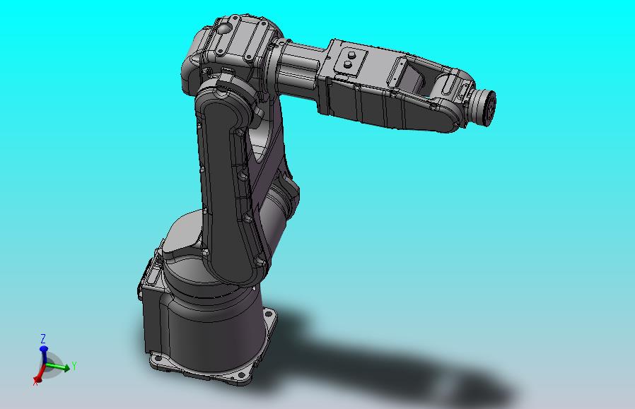 安川motomanMH5LS II关节可运动机器人模型