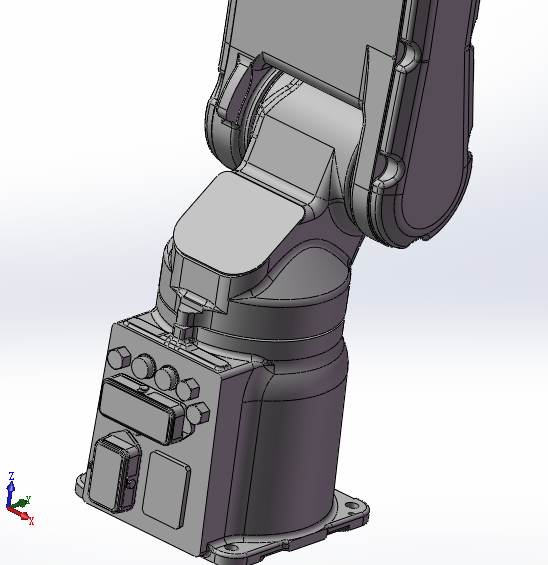 安川motomanMH5LS II关节可运动机器人模型