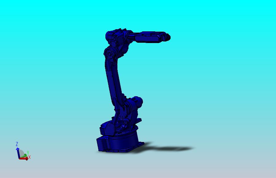 安川motomanMH6F关节可运动机器人模型