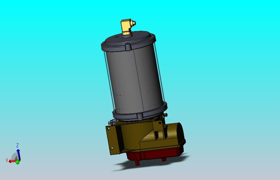 SKF润滑系统solidworks三维图