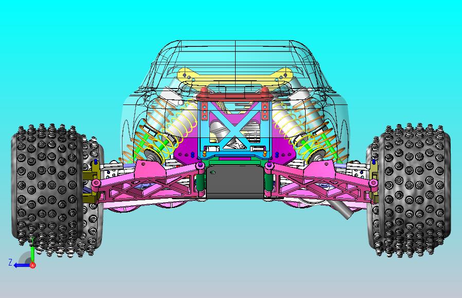 GTX仿真车模型