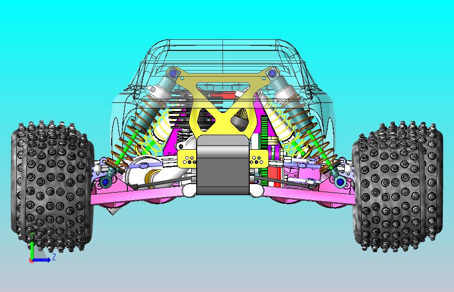 GTX仿真车模型