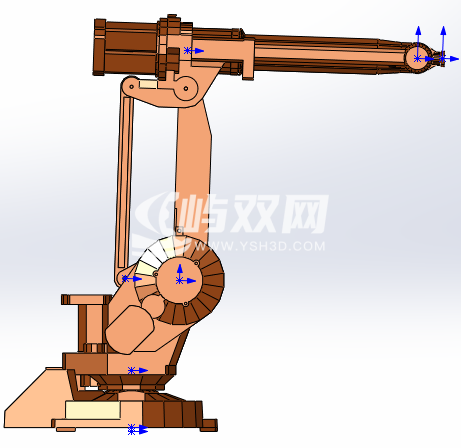 IRB1410六轴可运动机器人模型