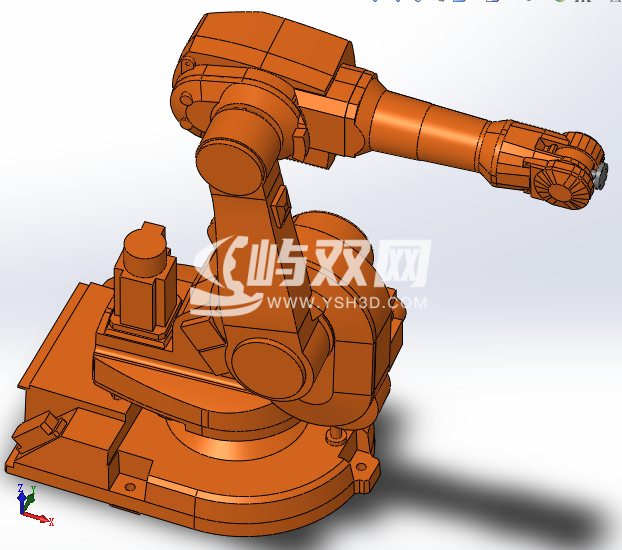 rb1600-6-1200_m2004六轴可运动机器人模型