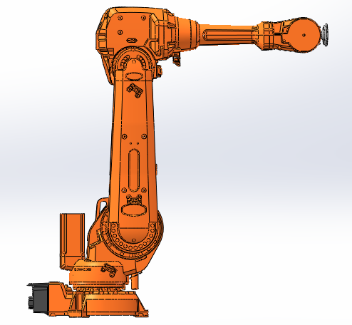 IRB4600-60-2050关节可运动机器人模型