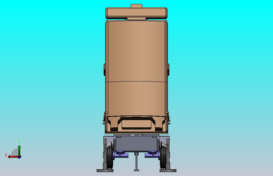 比例模型军用雷达拖车