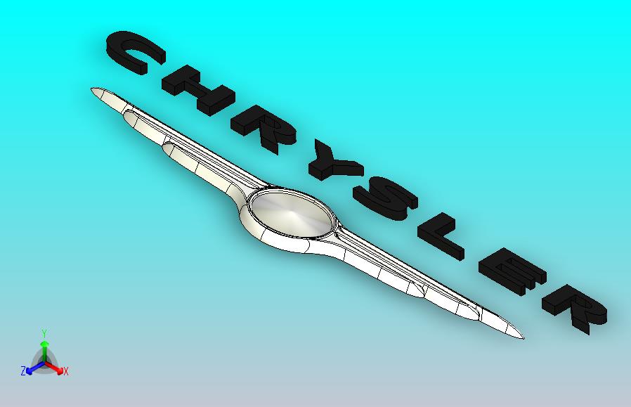 克莱斯勒标志3D
