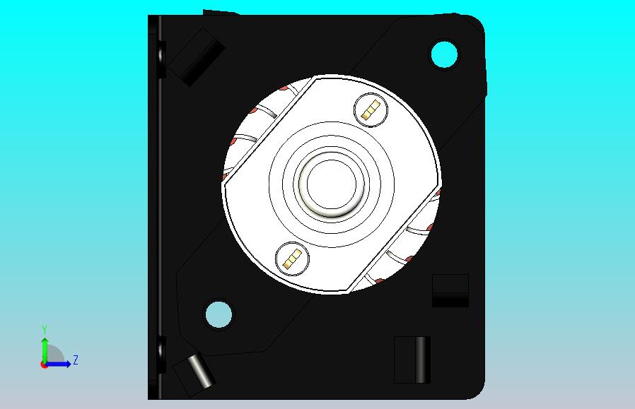 微型横流风扇25120铝合金叶轮DC12V 0.06A碳刷强磁180电机