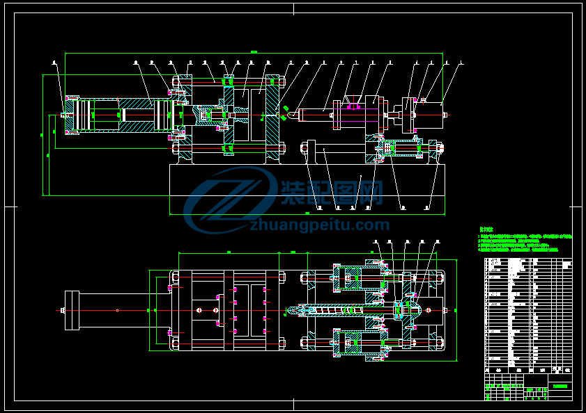 SX-ZY-250 注塑机设计（CAD+说明书）