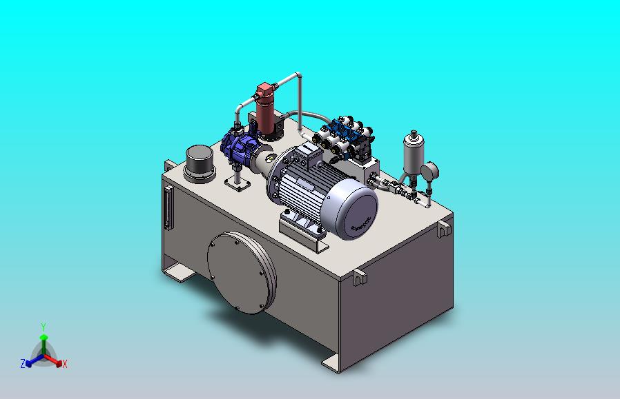 绞纲机液压系统设计（SW+CAD+说明书）