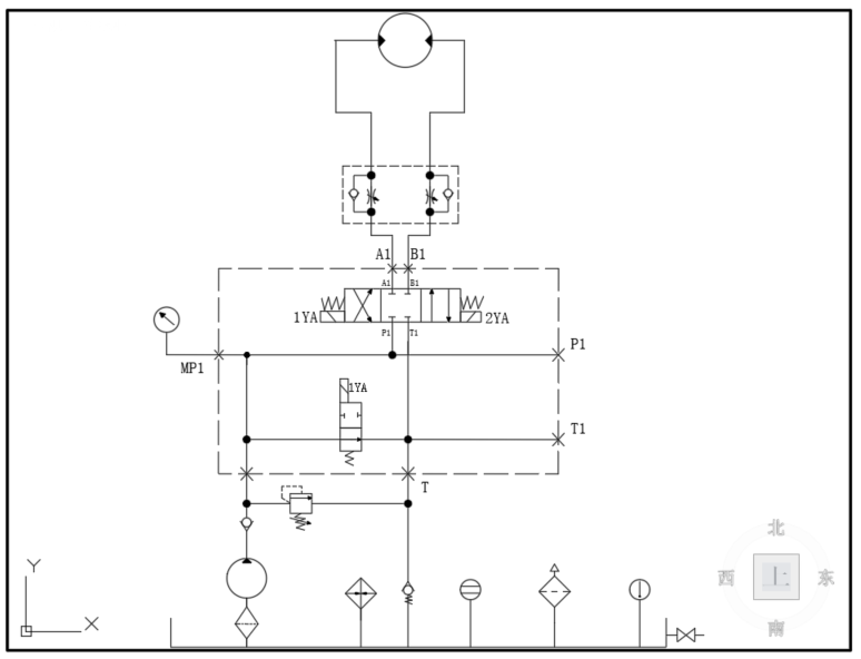 绞纲机液压系统设计（SW+CAD+说明书）