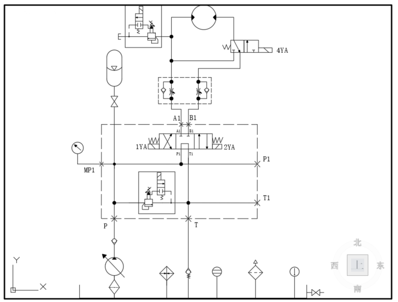 绞纲机液压系统设计（SW+CAD+说明书）