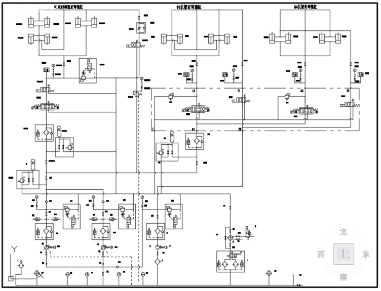 1750四辊CVC冷轧机弯辊液压系统设计（CAD+说明书）