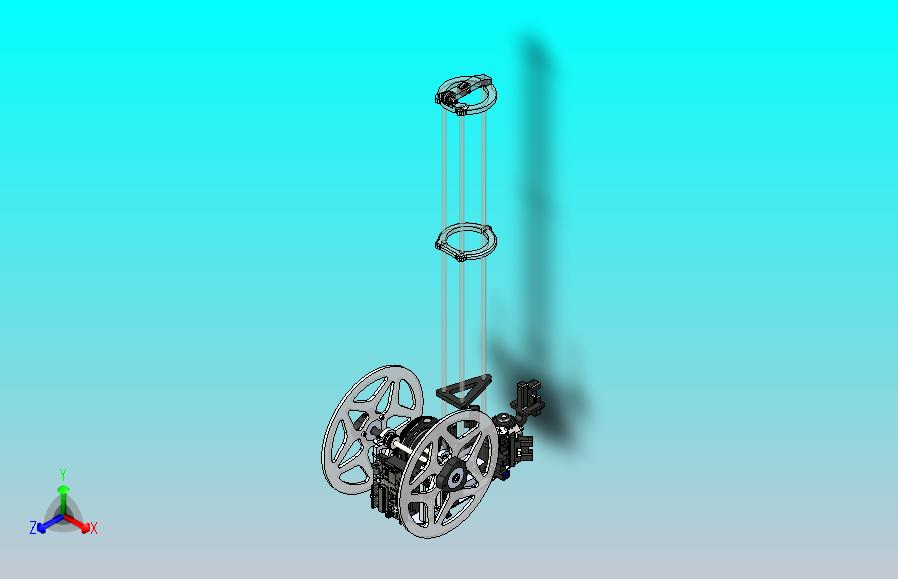 无碳小车(电控组)3D图纸