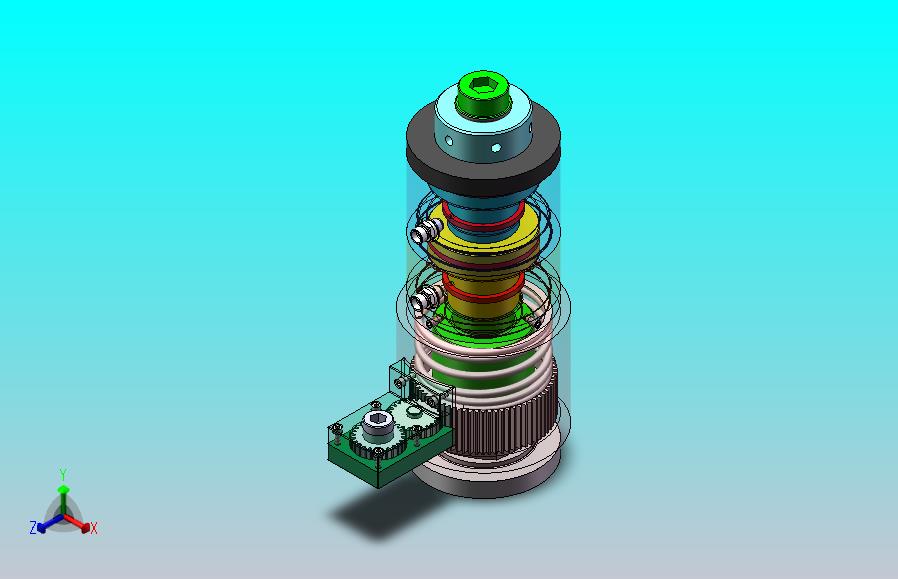 液压螺栓拉伸器设计（SW+CAD+说明书）