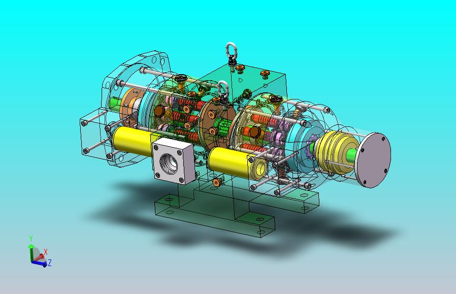 斜盘转动式液压柱塞泵设计（SW+CAD+说明书）
