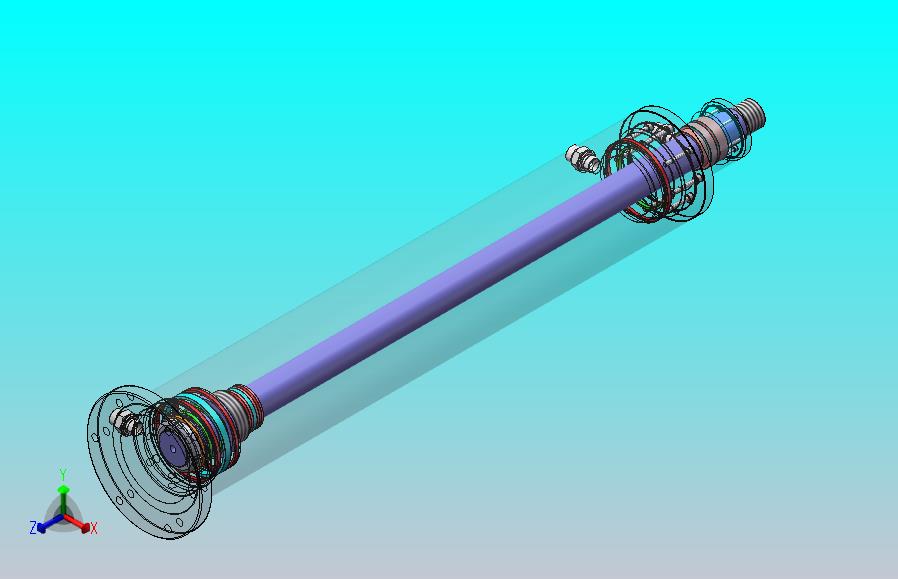 船用多级升降柱设计（SW+CAD+说明书）