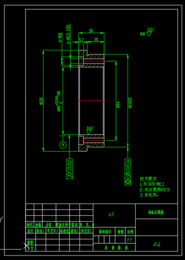 油缸设计（d=80,D1=106）（SW+CAD+说明书）
