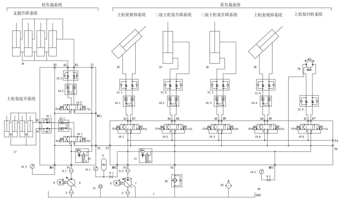起重机桁架结构及其液压系统设计（SW+CAD+说明书）
