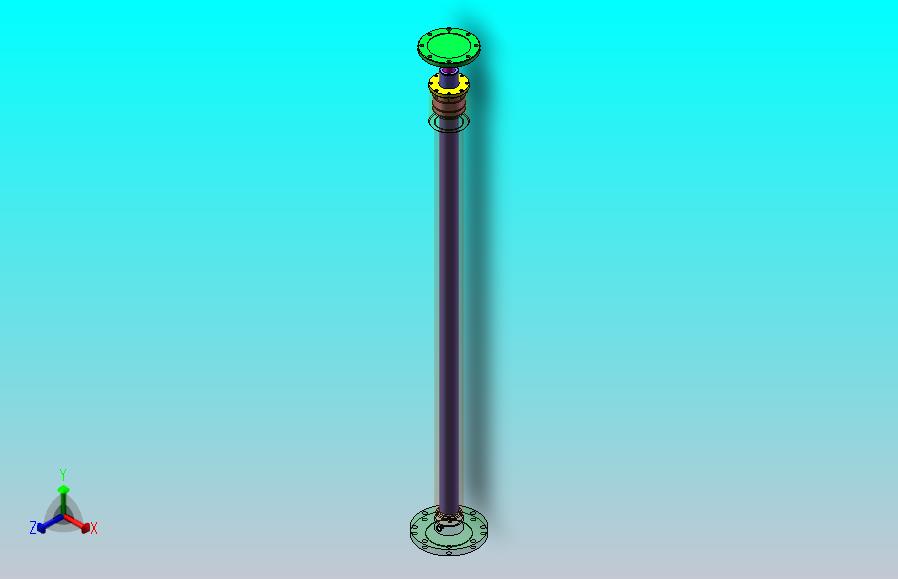 1吨液压电梯用柱塞液压缸设计（SW+CAD+说明书）