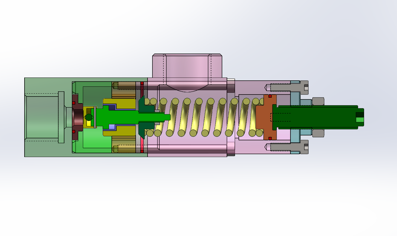 DN8-10MPa 直动式溢流阀（二维+三维+计算）