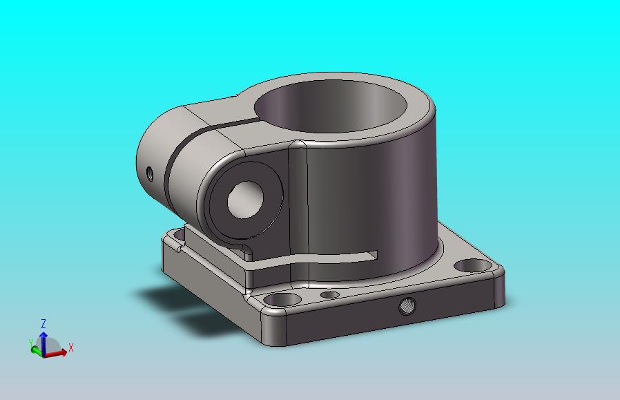 左支座零件夹具加工工艺设计（SW+CAD+说明书+工艺卡）