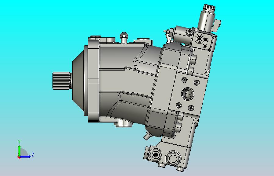 HM6V-85轴向柱塞变量马达设计（SW+CAD+说明书）