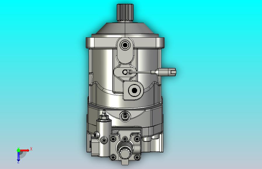HM6V-85轴向柱塞变量马达设计（SW+CAD+说明书）