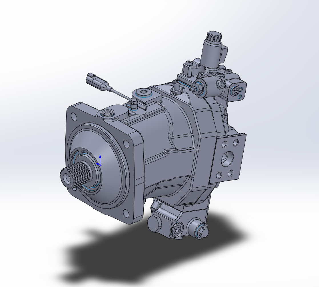 HM6V-85轴向柱塞变量马达设计（SW+CAD+说明书）