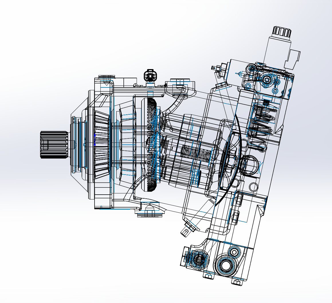 HM6V-85轴向柱塞变量马达设计（SW+CAD+说明书）