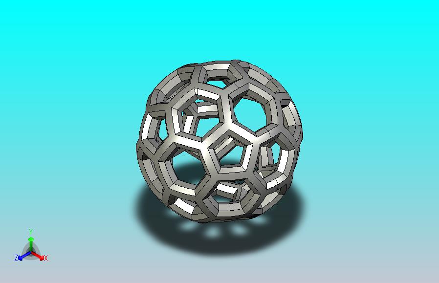 镂空球 Solidworks可编辑