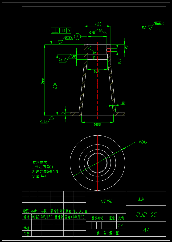 螺旋千斤顶（F=46KN,L=210mm）（SW+CAD+说明书）