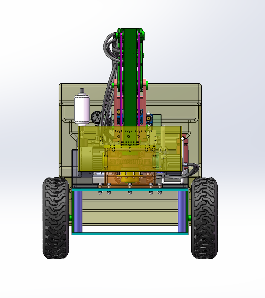 高空作业车结构及液压系统设计（SW+CAD+说明书）