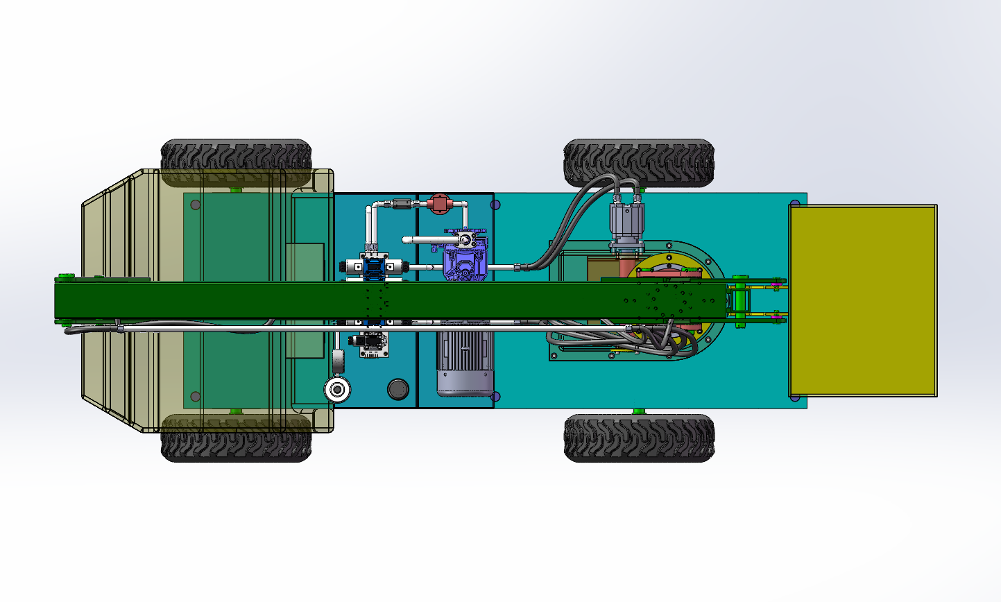 高空作业车结构及液压系统设计（SW+CAD+说明书）