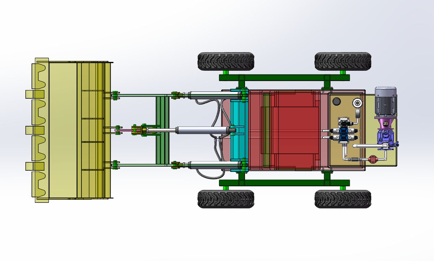 装载机结构及其液压系统设计（SW+CAD+说明书）