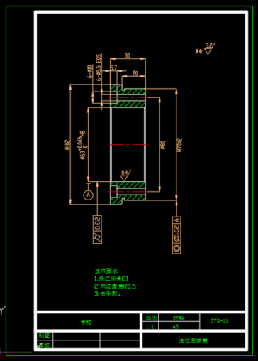 专用铣床工作台液压系统设计（CAD+说明书）