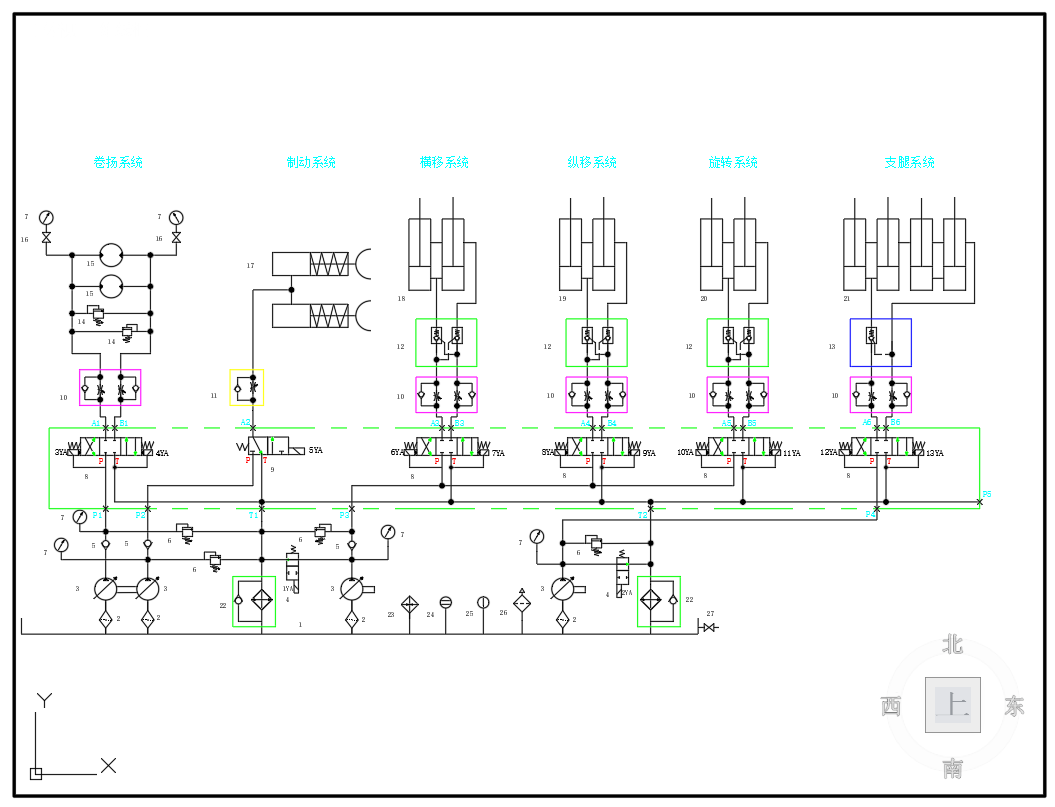 900T架桥机液压系统设计（SW+CAD+说明书）